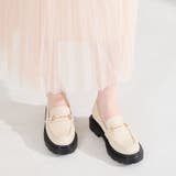 ベージュ | ビットモチーフ厚底ローファー/61108 | ORiental TRaffic