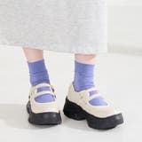 ベージュ | スニーカーソールメリージェーンシューズ/61115 | ORiental TRaffic