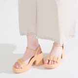 ギャザーデザインプラットフォームサンダル/61203 | ORiental TRaffic | 詳細画像5 