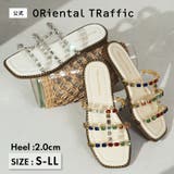 ビジュー付きPVCストラップサンダル/61204 | ORiental TRaffic | 詳細画像1