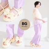 シアーリボン×パール厚底サンダル/61210 | ORiental TRaffic | 詳細画像3 