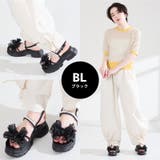 シアーリボン×パール厚底サンダル/61210 | ORiental TRaffic | 詳細画像5 