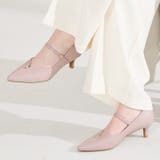 ピンク | プチメタルパーツストラップヒールパンプス/62102 | ORiental TRaffic