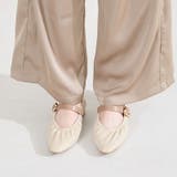 ベージュ | ギャザーデザインメリージェーンパンプス/62103 | ORiental TRaffic