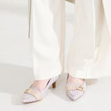 パープル | サイドバックルポインテッドトゥパンプス/62104 | ORiental TRaffic