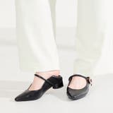 ブラック | ポインテッドトゥストラップバブーシュ/62106 | ORiental TRaffic