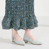 ブルー | ポインテッドトゥストラップバブーシュ/62106 | ORiental TRaffic