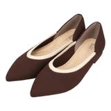 ブラウン | 配色ニットパンプス/62107 | ORiental TRaffic