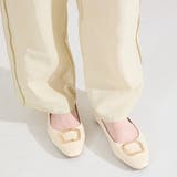 ベージュ | ゴールドモチーフフラットパンプス/62109 | ORiental TRaffic