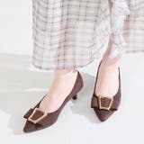 ブラウン | 2wayリボンモチーフヒールパンプス/62112 | ORiental TRaffic