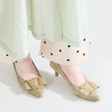 グリーン | 2wayリボンモチーフヒールパンプス/62112 | ORiental TRaffic