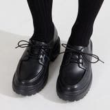 ブラック | 厚底レースアップシューズ/62117 | ORiental TRaffic