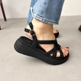 格子ストラップ厚底クッションサンダル/62204 | ORiental TRaffic | 詳細画像9