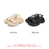 クロスデザイン厚底サンダル/62207 | ORiental TRaffic | 詳細画像3