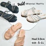 2wayラインストーンストラップサンダル/62218 | ORiental TRaffic | 詳細画像1