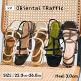 プチメタルパーツ付きストラップサンダル/65202 | ORiental TRaffic | 詳細画像1