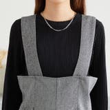 《acro》アクロ ツイードサロペット | ORiental TRaffic | 詳細画像3