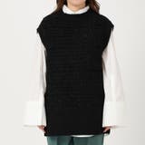 《acro》ツイード風テープヤーンニットベスト/AC3316 | ORiental TRaffic | 詳細画像4 