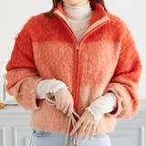 《acro》アクロ グラデーションニットブルゾン | ORiental TRaffic | 詳細画像6