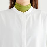 《acro》アクロ バンドカラースリットロングシャツ | ORiental TRaffic | 詳細画像3 