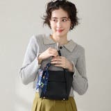 ブラック | スカーフ付きハンドバッグ/BA-209  | ORiental TRaffic