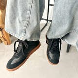 ブラック | ≪オリエンタルトラフィック≫フラットソールレースアップスニーカー/OT3744 | ORiental TRaffic