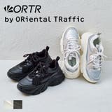 ≪オリエンタルトラフィック≫ラインストーンパーツ厚底スニーカー/OT3748 | ORiental TRaffic | 詳細画像1