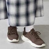 ブラウン | 軽量 ハンズフリー【瞬間フィット】ニットスニーカー/OT3757 | ORiental TRaffic