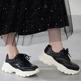 ブラック | ラインストーン切替ダッドスニーカー/OT3769 | ORiental TRaffic