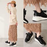 ハンズフリー【瞬間フィット】グログランリボンスニーカー/OT3778 | ORiental TRaffic | 詳細画像12