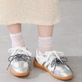 シルバー | ダブルシューレースジャーマンスニーカー/OT3788 | ORiental TRaffic