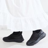 ブラック/ブラック | 【瞬間フィット】ニット防水スニーカー/OT3799 | ORiental TRaffic