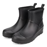 ブラック | 【WEB限定】ウエッジソールレインブーツ/R-0024 | ORiental TRaffic