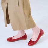 レッド | フラットヒールバレエレインパンプス/R-1015 | ORiental TRaffic