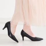 ブラック | 【跳べるパンプス】7ｃｍヒールポインテッドトゥ/R-3221 | ORiental TRaffic