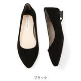 ブラック | 《オリエンタルトラフィック》本革スエードフラットパンプス/R-6002 | ORiental TRaffic