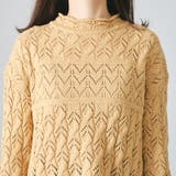 透かしスカラップニットプルオーバー/AC1309 acro アクロ | ORiental TRaffic | 詳細画像5