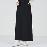 ブラック | ハイウエスト2WAYニットタイトスカート/AC1325 acro アクロ | ORiental TRaffic