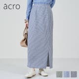 チェックスリットタイトスカート/AC1340 acro アクロ | ORiental TRaffic | 詳細画像1 