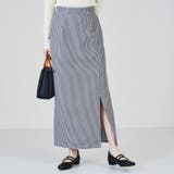 ブラック | チェックスリットタイトスカート/AC1340 acro アクロ | ORiental TRaffic