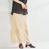 ベージュ | テープヤーンメッシュ編み2WAYニットスカート/AC1375 acro アクロ | ORiental TRaffic