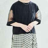ブラック | シアースリーブTシャツ/AC1434 acro アクロ | ORiental TRaffic