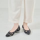 ブラック | クリアヒールレースパンプス/25104 | ORiental TRaffic