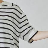 ボーダースキッパーネックポロニット《acro》アクロ | ORiental TRaffic | 詳細画像4