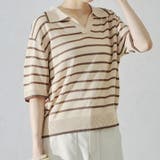 ボーダースキッパーネックポロニット《acro》アクロ | ORiental TRaffic | 詳細画像8