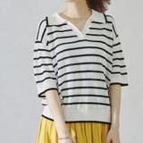 ボーダースキッパーネックポロニット《acro》アクロ | ORiental TRaffic | 詳細画像5