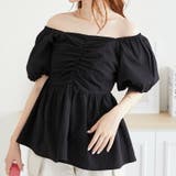 《acro》アクロ Wフロントパフスリーブトップス | ORiental TRaffic | 詳細画像8