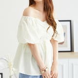 《acro》アクロ Wフロントパフスリーブトップス | ORiental TRaffic | 詳細画像12