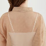 《acro》アクロ メッシュクロップドシャツ | ORiental TRaffic | 詳細画像4