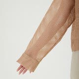 《acro》アクロ メッシュクロップドシャツ | ORiental TRaffic | 詳細画像5